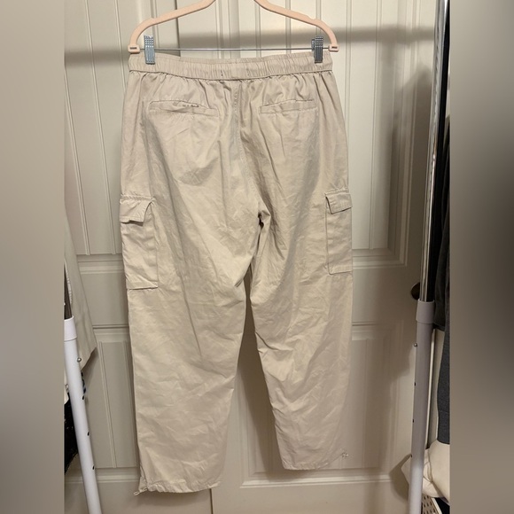 Forever 21 Light Tan Cargo Pants with Drawstring Waist - Picture 3 of 3